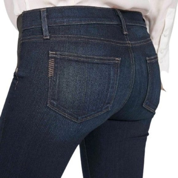 Paige PREMIUM DENIM Skyline Ankle Jeans 99% COTTON DARK WASH Size 30 - Picture 2 of 9